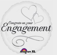 Balloon Bouquet Engagement and Wedding Whishes