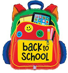 Back To School Mylar Balloon
