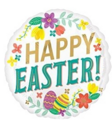 Standard Happy Easter Day Balloon Bouquet