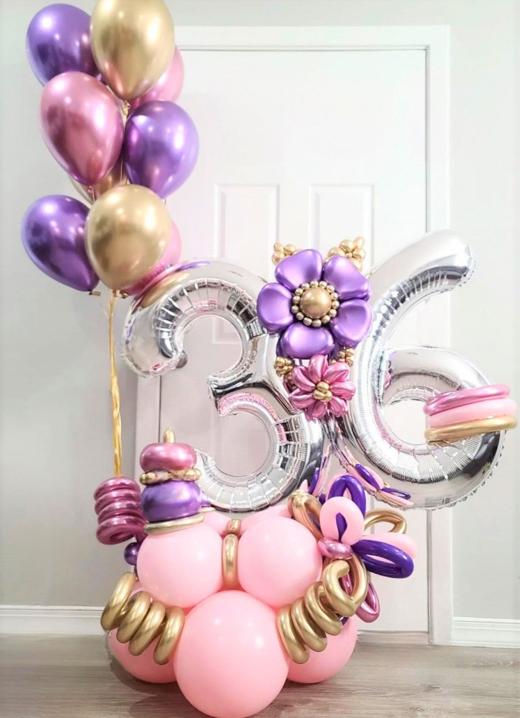 Flower Birthday Balloon