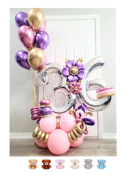 Flower Birthday Balloon