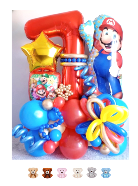 Super Mario Birthday Bouquet (It is required to buy 4 days in advance.)