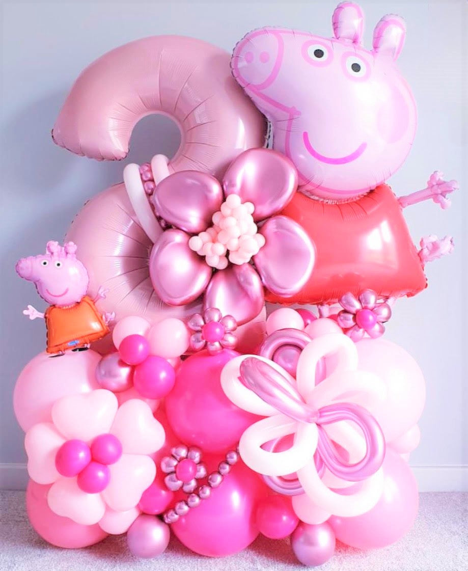Peppa Pig,balloons,bouquet,ship Today,decoration,birthday,party