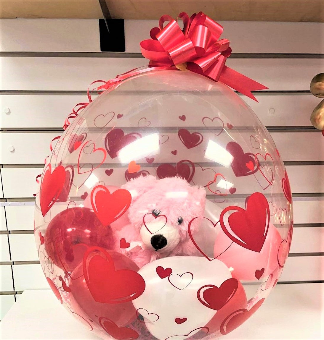 Teddy Bear Stuffed Bubble Balloon