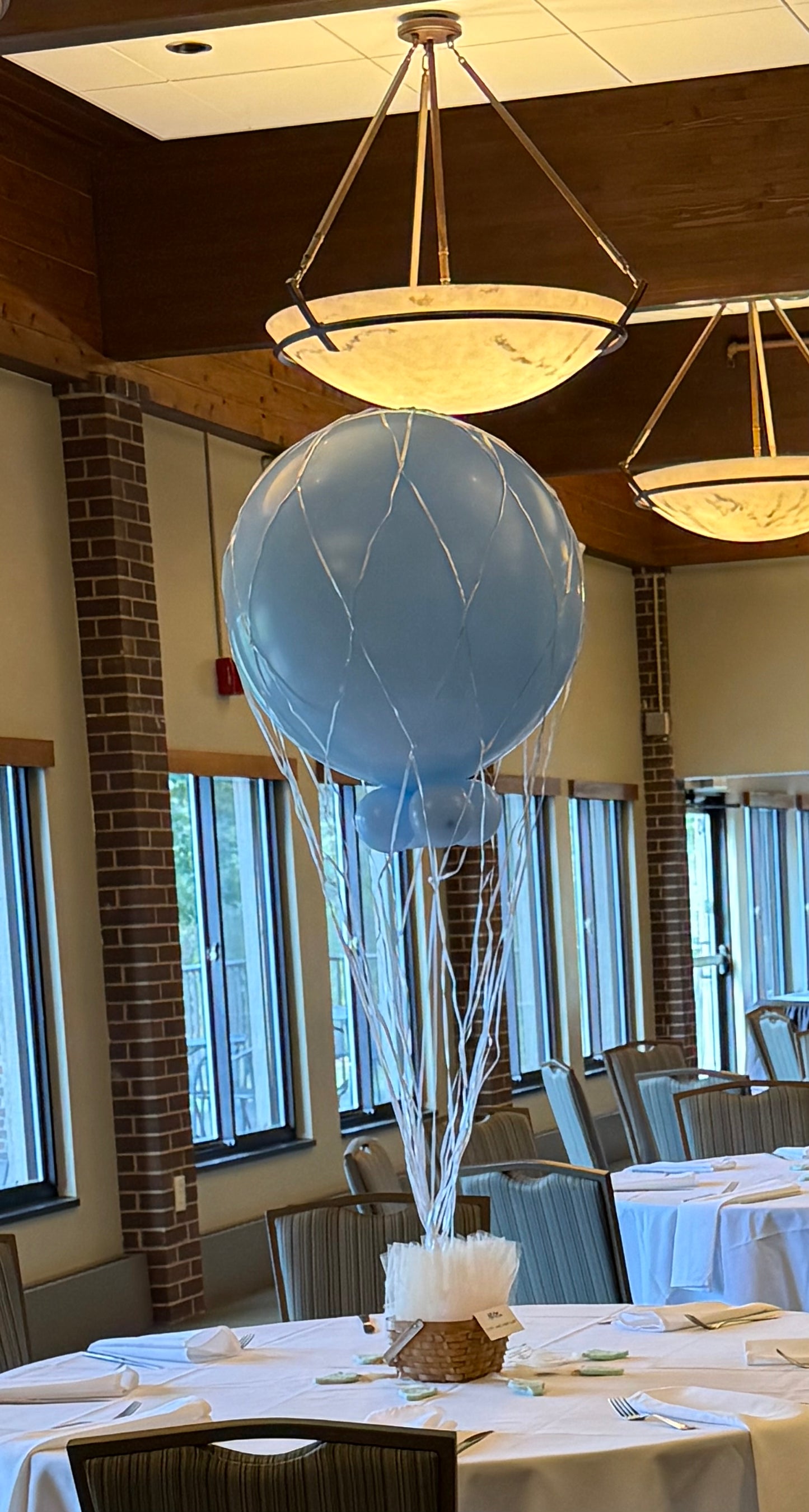 Hot air  balloon Centerpiece (24”)