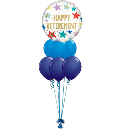Retirement  Mylar Balloon Bouquet
