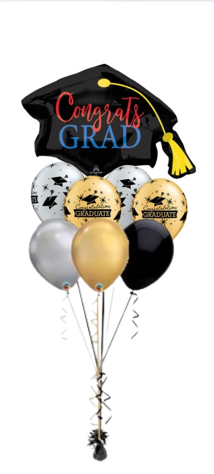 Jumbo Graduation Balloon Bouquet