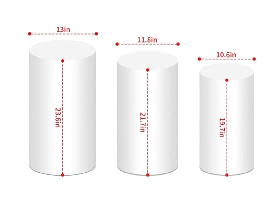 3 Cylinder Pedestals
