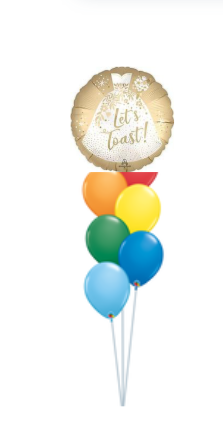 Balloon Bouquet Engagement and Wedding Whishes