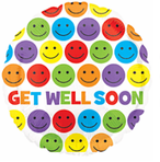 Get Well Mylar Balloon Bouquet