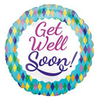 Get Well Mylar Balloon Bouquet