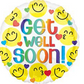 Get Well Mylar Balloon Bouquet