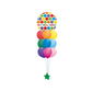 Get Well Mylar Balloon Bouquet