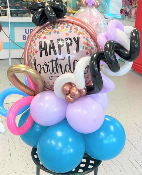 Happy birthday Balloon Special - Add Teddy Bear (14") +$15.00
