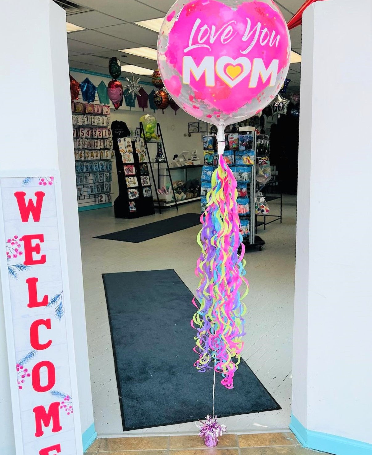 Twirls Balloon Tail Love You Mom