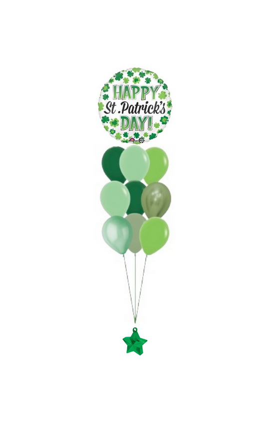 St. Patrick’s Day Balloon Bouquet