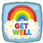 Get Well Mylar Balloon Bouquet