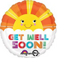 Get Well Mylar Balloon Bouquet