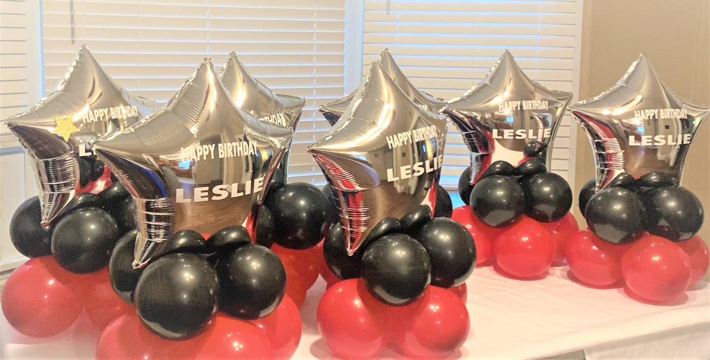 Star Balloon Centerpiece